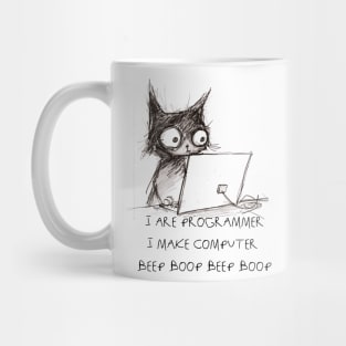 I are Programmer.I make computer Mug